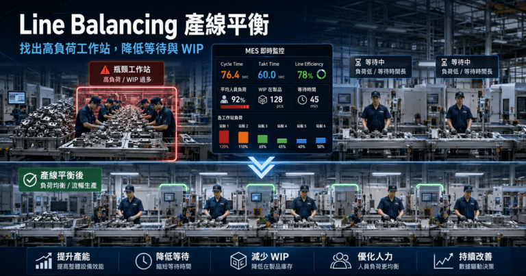 Line Balancing 產線平衡儀表板